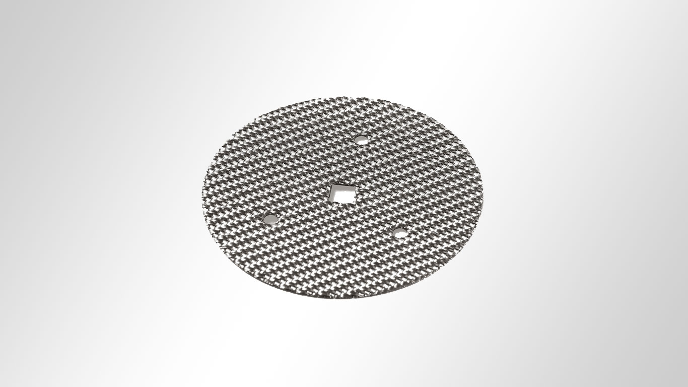 Wire mesh disc directly above plane filter Ø 45 mm - Gothe