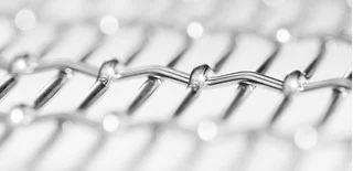 Screen cloth in a detailed view