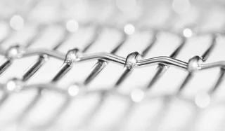 Screen mesh in a detailed view