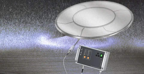 HAVER Rundsiebrahmen mit angeschlossenem Konverter