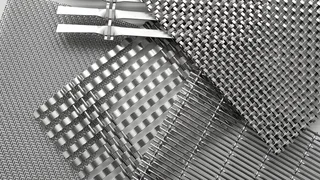 The HAVER architectural wire mesh selection
