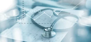 A stescope symbolizes miedicine applications