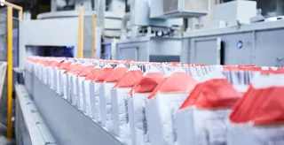 Bag feeding in the RADIMAT®