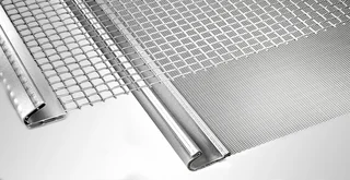 Unterschiedliche Siebböden mit Spannkanten