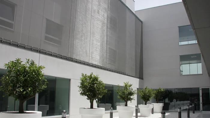 Sun protection facade with HAVER Architectural Mesh