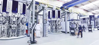 Einblick in die Produktion des ROTO-PACKER®