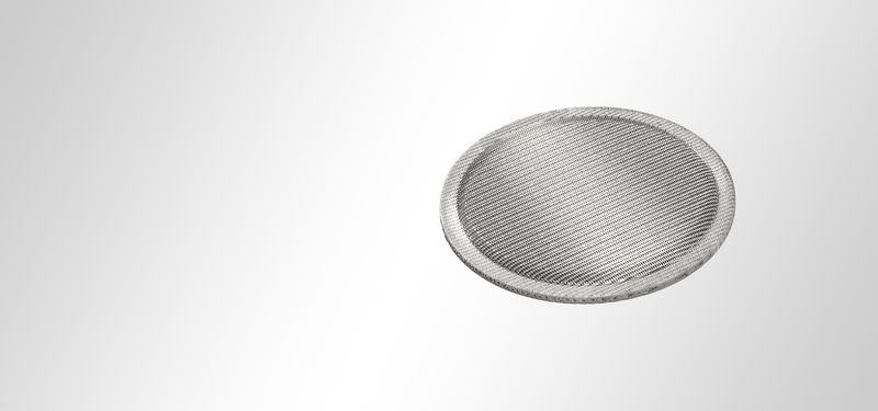 Wire mesh disc directly above plane filter Ø 45 mm - Gothe