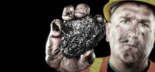 Miner with mining product