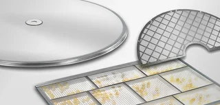 Three different types of HAVER screen frames