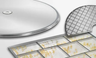 Three different types of HAVER screen frames