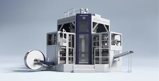 Das moderne Hochleistungssystem für die Verpackung von Baustoffe, Bauchemikalien, Mineralien in Foliensäcke mit sämtlichen Maschinenkomponenten