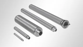 A selection of POROSTAR® filter cylinders and filter cartridges