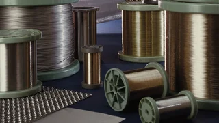 Materials for wire mesh fabric