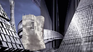 A collage of realisable application options using HAVER architectural wire mesh.