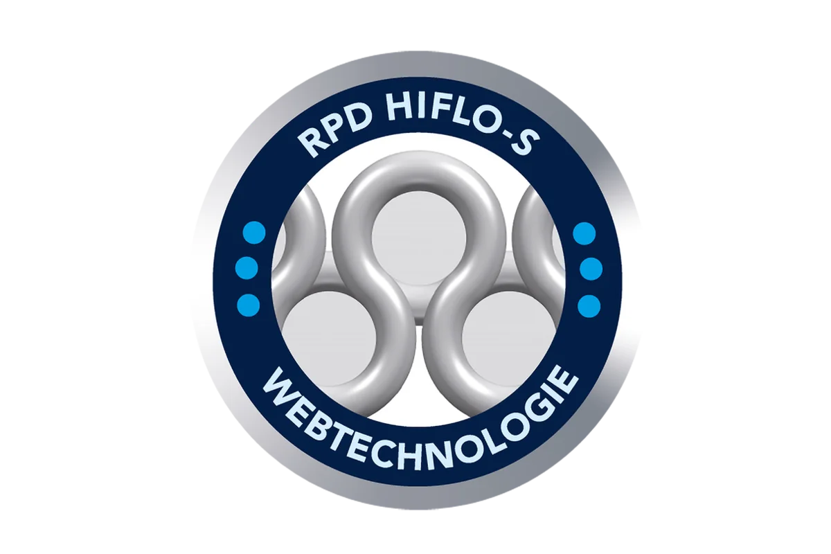 Siegel aus Zeichnung Querschnitt RPD-HIFLO Webtechnologie
