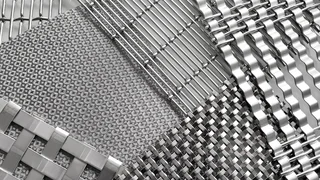 Example wire mesh fabrics: HAVER architectural wire mesh