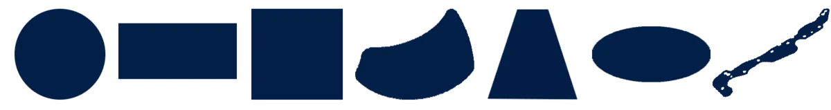 Stanzteile aus Drahtgewebe können rund, rechteckig, quadratisch, nierenförmig, trapezförmig oder oval sein. Auch Sonderformen sind möglich.