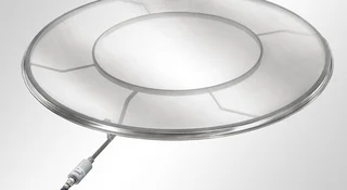 Ultrasonic circular screen frame