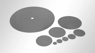 POROSTAR® filter discs in different diameters