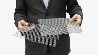 Square and rectangular meshes: Fabric cuttings