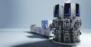 Das Hochleistungs-Verpackungssystem ROTO-PACKER® RVT für die Abfüllung in Ventilsäcken mit einem RADIMAT® und Leersackzellenband